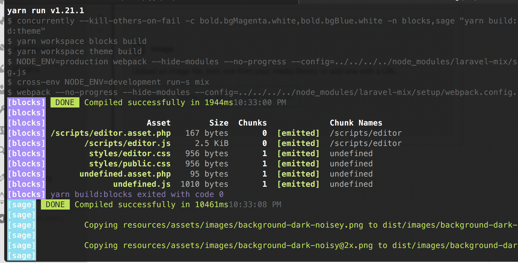 Use yarn workspaces to share a tailwind config file throughout your